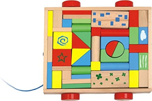 Natural Wood My First Trailer Blocks