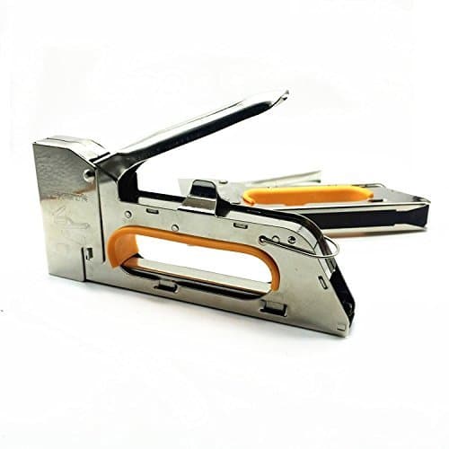 Heavy Duty Staple Gun Upholstery Stapler Tracker Tool for Fixing Material, Decoration, Carpentry, Furniture, Doors and Windows, Billboards