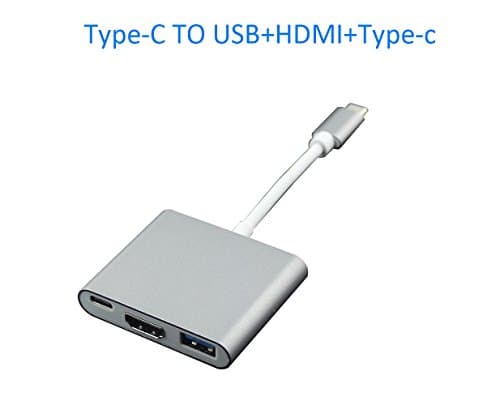 This Good Rate USB 3.1 Type-C To HDMI Adapter 4K+USB 3.0+USB-C Converter Cable Digital USB Charging Cable with Large Projection for Network Card,Card Reader, U Disk and Mouse