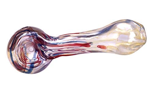 Hand Blown Glass Tobacco Pipe