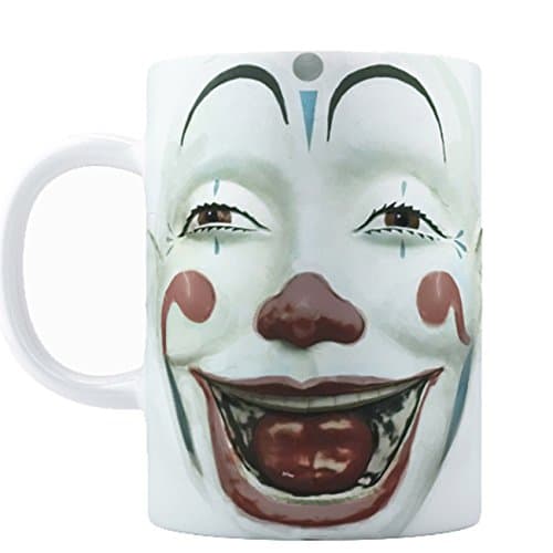 Retro Clown Face Coffee Mug (15oz)