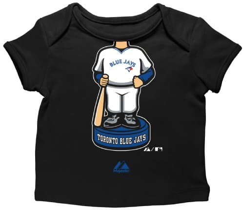 MLB Toronto Blue Jays Trophy Case Envelope Tee, Black, 12 Months
