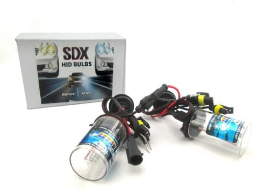 SDX HID Xenon DC Headlight Replacement Bulbs, H7, 10000K