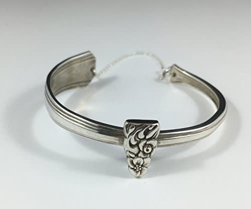 Silver Flower Spoon Bracelet