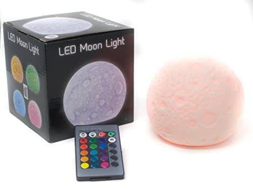Moon Lamp LED Multi Color Remote Control Dimmable Brightness Adjustment 3D Printing Moon Night Light - Perfect Gift for Kids