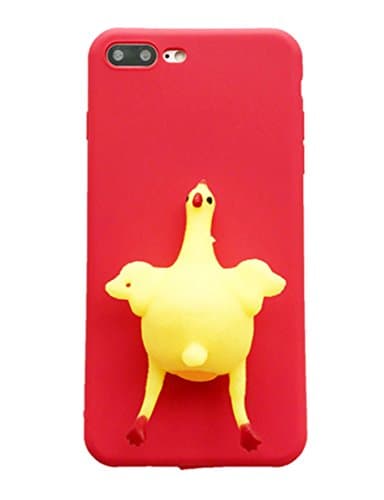 iPhone 6 / 6s Plus Case, Tricess 3D Cute Soft Silicone Squishy Chick Phone Case for iPhone 6 / 6s Plus (5.5 Inch)