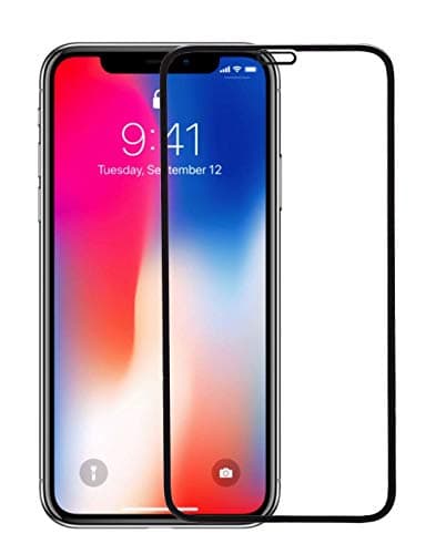 AA Tempered Glass for iPhone Xs 6D Protector [Easy Installation] [9H Hardness] [Scratch Resistant] [Non-Bubbles]