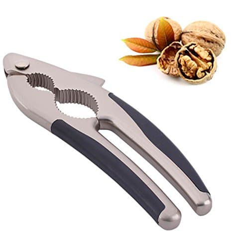 Multifunctional Nutcracker Walnut Clip Hickory Nut Pliers Clip Small Walnut Sheller Tools Black