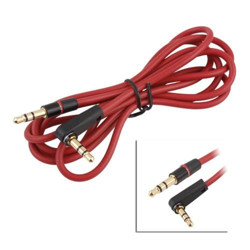 Mengoly 3.5mm Right Angle 800 AUX Cable Cord for Apple Iphone 4s 4 3gs 3g Ipod Touch Nano