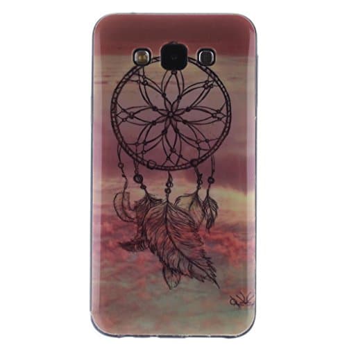 Galaxy E5 TPU Soft Case, Macoku Samsung Galaxy E5 Colorful Soft TPU Silicone Cute Cover Case Skin Protector Toys Case for Cell Phone for Samsung Galaxy E5