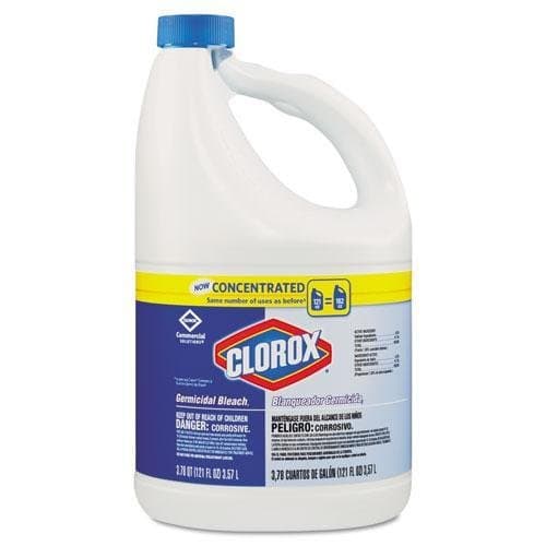 Concentrated Germicidal Bleach, Regular, 121oz Bottle, 3/carton