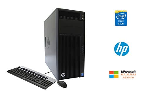 HP Z440 Workstation Desktop PC Intel Xeon Quad Core 3.5GHz 32GB DDR4 RAM 250GB NVMe Solid State Drive + 1TB Hard Drive NVIDIA GeForce GTX 1050 Ti 4GB Graphics Windows 10 Pro 64-bit