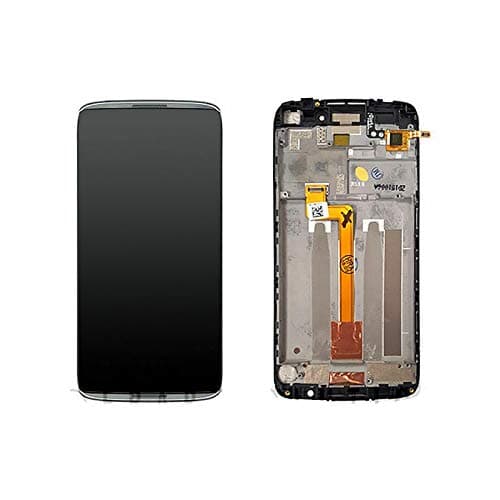 ePartSolution_Replacement Part for Alcatel One Touch Idol 3 OT-6045 6045Y 6045K 5.5" LCD Display Touch Screen Digitizer Glass + Frame Assembly Black USA