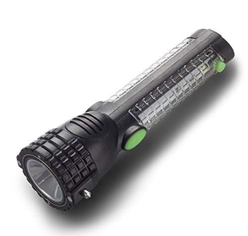 Tactical Flashlight ROADSIDE RESCUER 12-IN-1 Multi-Function Solar Powered Car Emergency Flashlight Tool with Window Breaker, Seat Belt Cutter, Compass & Flashlight for Travel, Camping & Emer (12-in-1)