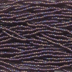 Czech Rocailles Seed Bead 8/0 (1/2 Hank Pack) AMETHYST MATTE AB
