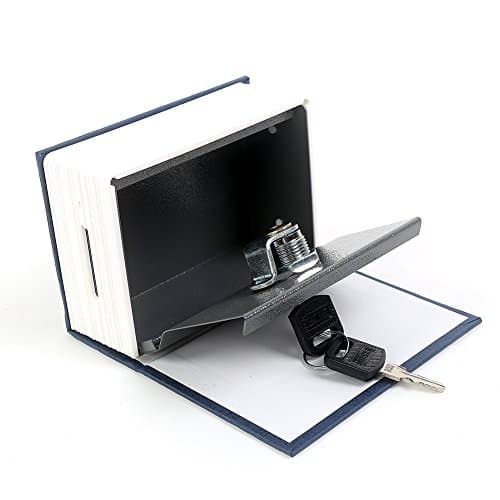 Home Security Dictionary Book Safe Storage Key Lock Box for Cash Jewelry Small