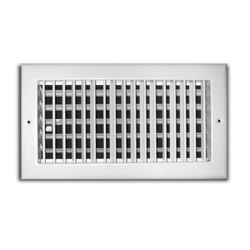 Truaire 210VM 14X04 Bar Type Supply Diffuser 14-Inch x 4-Inch Sidewall or Ceiling Air Supply Grille, White