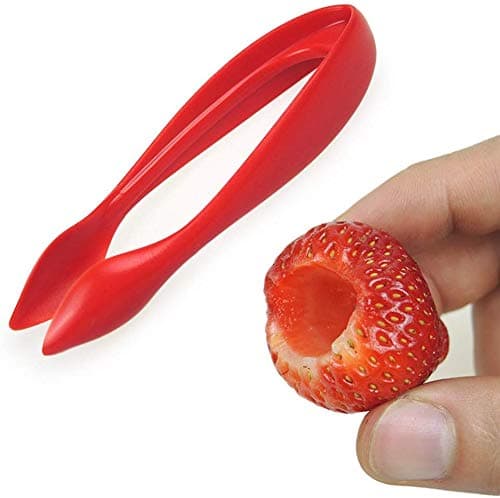 KARP Cherry Pitter Apple Corer Set Core Remover Tool for Apple, Pear, Cherry, Jujube, Pineapple, Red Dates, Strawberry (1Pk - Red)