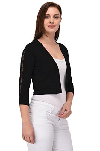 ESPRESSOWomen Viscose Open Neck shrug