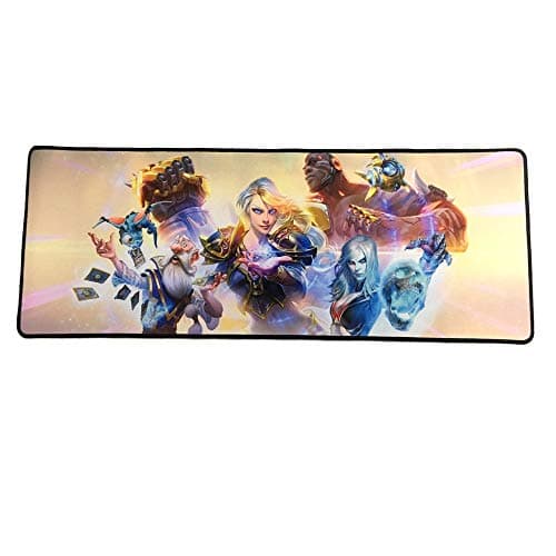 Gicon OW Mouse Pad Gaming Mouse Pad Extended Gaming Mouse Mat with Stitched Edges Anti-Slip Rubber Base OW Five 31.5Lx11.8Wx0.12H