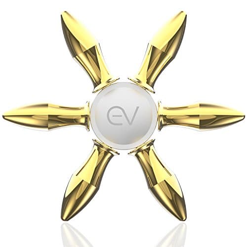 Eving Hands Fidget Spinner Ultra Fast Ceramic Bearings Good EDC Toy for Giving Up Smoking, Boredom, ADD and ADHD Adults &amp; Kids about 3~5mins Spin Time - Gold