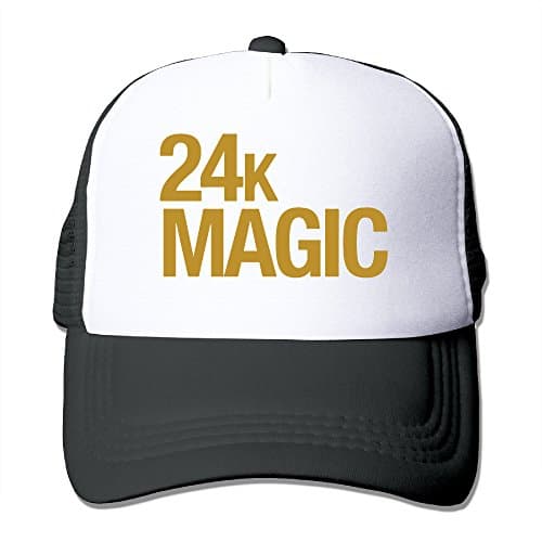 Bruno Mars 24K Magic 2016 New Adjustable Mesh Trucker Hat