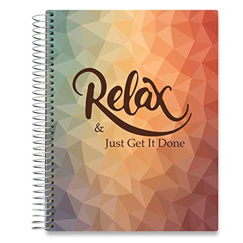 Tools4Wisdom 2019 Diary Planner A4 - Dated December 2018 Thru Dec 2019 Calendar Year - 3-in-1 Week to View Daily Weekly Monthly Hardback Organiser with Planner Stickers