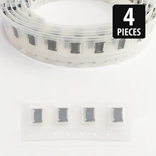 Home Button Cable FPC Connector Flex Clip Plug for IPad 4 Motherboard Repair (4 Package)