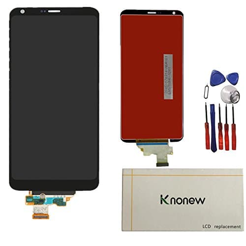 KNONEW Glass LCD Display Touch Screen Digitizer Assembly Replacement part For LG G6 H870 H871 H872 LS993 VS998 US997 LCD + Tools (Black)