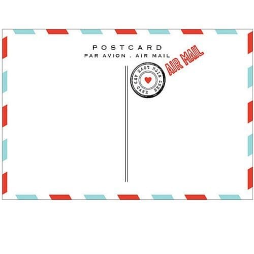 Air Mail Postcards - pack of 10