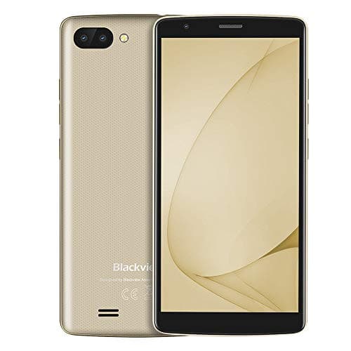 Androidphone 3G Smartphone, Blackview A20 Android GO 5.5inch Touch Screen Cellphone MTK6580M 1GB RAM 8GB ROM (Gold)