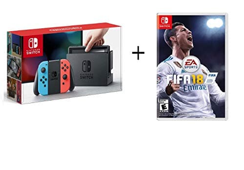Nintendo Switch Console Neon Blue&Red With Combo Offer