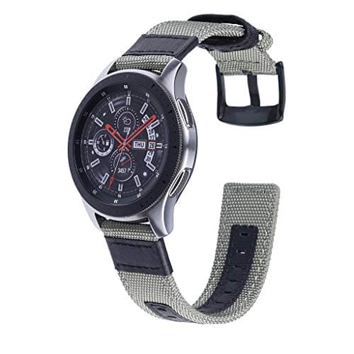 22mm Nylon Adjustable Loop Mesh Strap Replacement Band Sport Strap for Samsung Galaxy Watch 46mm
