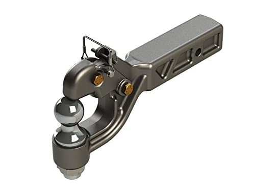 2-1/2 Inch Receiver Mounted Combination Pintle Hook with 2 Inch Ball - Made in U.S.A.