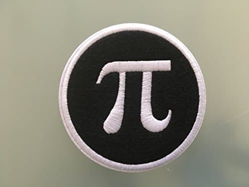 PI MATHEMATICAL Greek Letter Algorithms - Embroideed Iron On Patch - 3" - MATHS