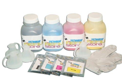 Toner Refill Store 4 Pack Toner with Reset Chips for Samsung CLP-415NW CLX-4195FW CLT-K504S Y504S M504S C504S