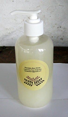 Hand Crafted Bay Rum Botanical Liquid Soap
