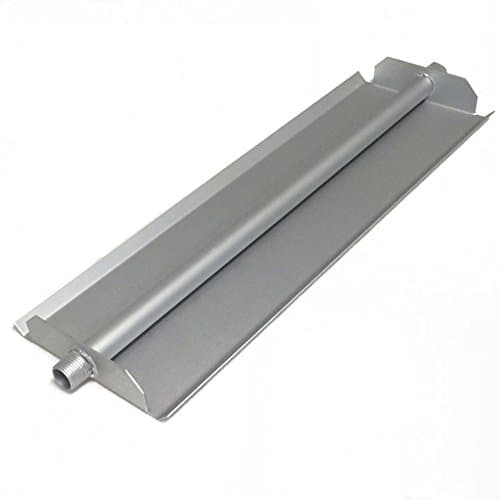 Dreffco Vented Linear Burner for Fireplace or Fire Pit (Steel, 18")