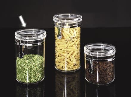 Acrylic 62 Ounce Canister