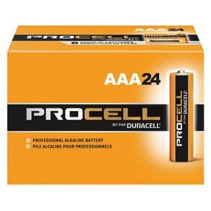 Duracell Battery, AAA, Alkaline, 24/Pk