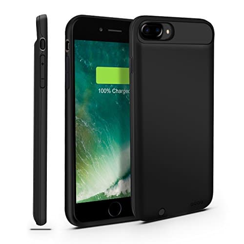 iPhone 7 Plus Battery Case, Gright 4000mAh[ Support Lightning to Lightning Earphone/Microphone] Ultra Slim Portable Charger iPhone 7 Plus(5.5 inch) Charging Case,Extended Battery Pack Juice Bank Cover