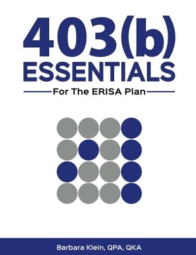 403(b) ESSENTIALS For The ERISA Plan