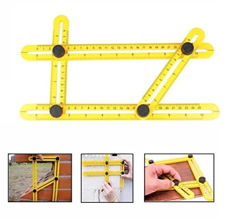 Angle Ruler, Angle Measurement Tool, Angle-izer Template Tool Multi-Angle Measuring Ruler General Tools for Carpenter