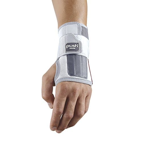 PUSHMed Wrist Brace – Sleek Wrist Support with Maximum Immobilization Commonly Used as a Carpal Tunnel Night Splint for Sleeping (Right Size 2)