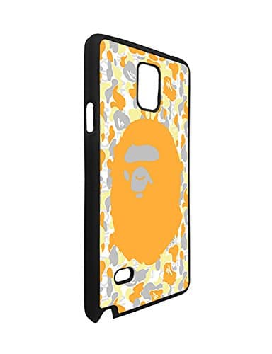 Samsung Galaxy Note 4 Case Bape TPU Protector Phone Case, Bape Logo Galaxy Note 4 Case for Girls, Vintage Design Slim fit Case Cover