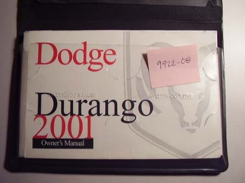2001 Dodge Durango Owners Manual Paperback – 2001