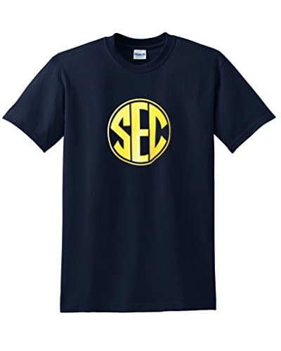 SEC t-shirt Nice Southeastern Conference Pride Tee Large (Large, Navy Blue)
