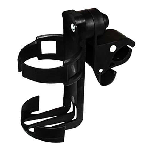 Placa Bike Handlebar Cup Holder Black 360° Adjustable