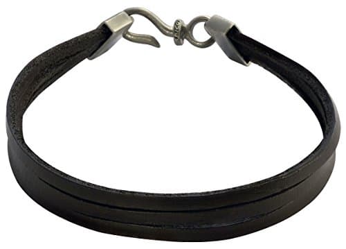 Bico RawTriple Strip Leather Bracelet