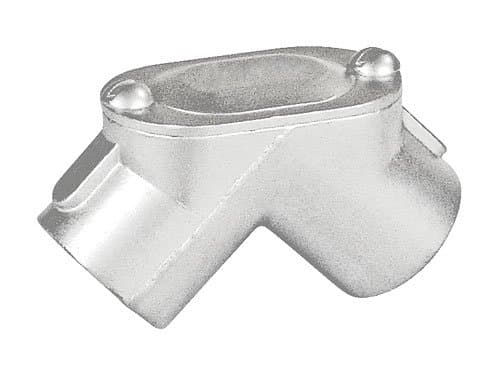 1-1/4 Inch Die Cast Zinc 90 Degree Pull Elbow With Rubber Gasket For Rigid To Rigid Conduit-1 per case